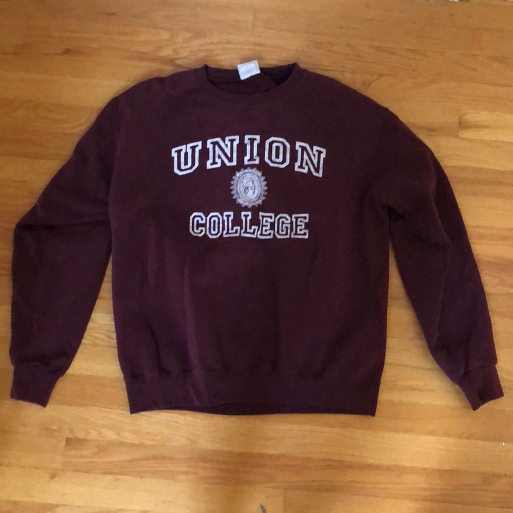 Union college crew neck sweatshirt